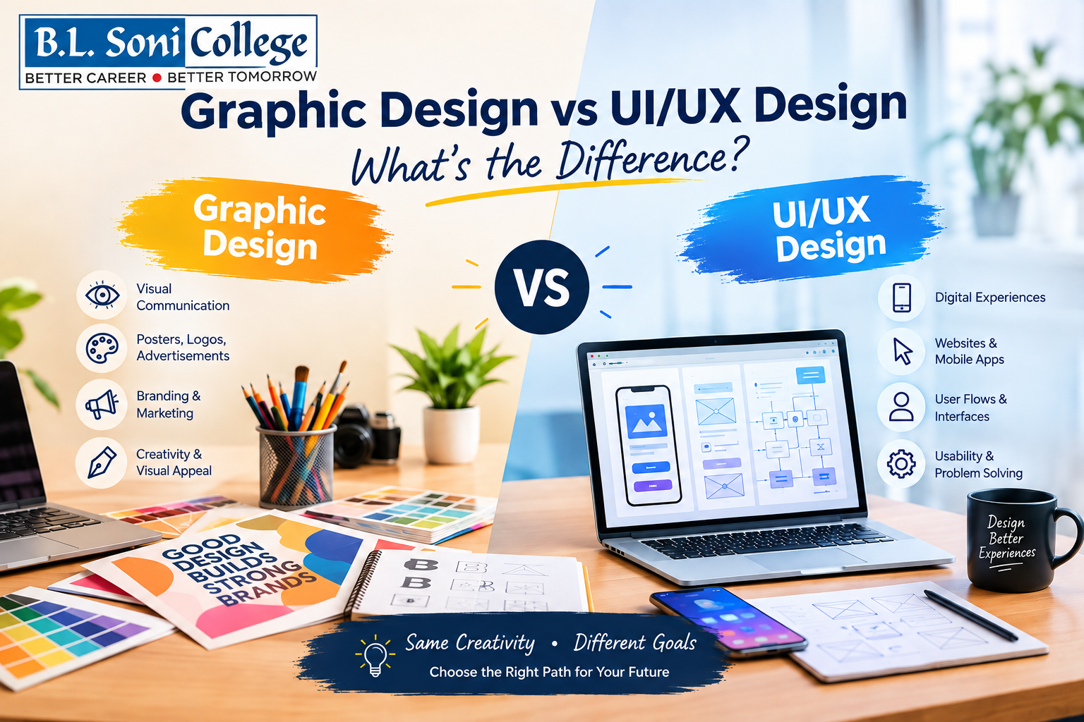 Graphic Design vs UI/UX Design: What’s the Difference?